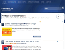 Tablet Screenshot of getfreedealz.com